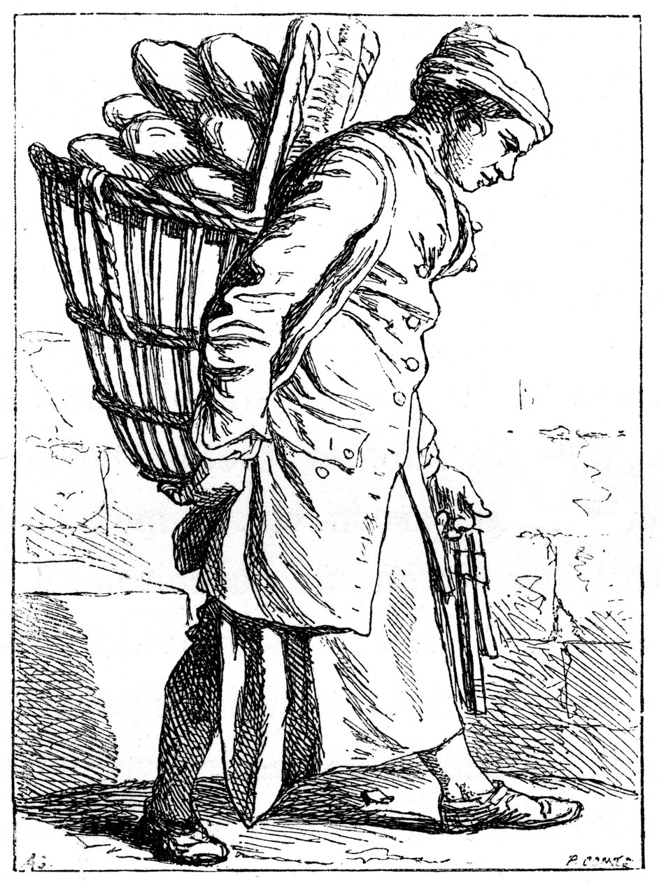 A pék, 1885. alkotó: Bouchardon