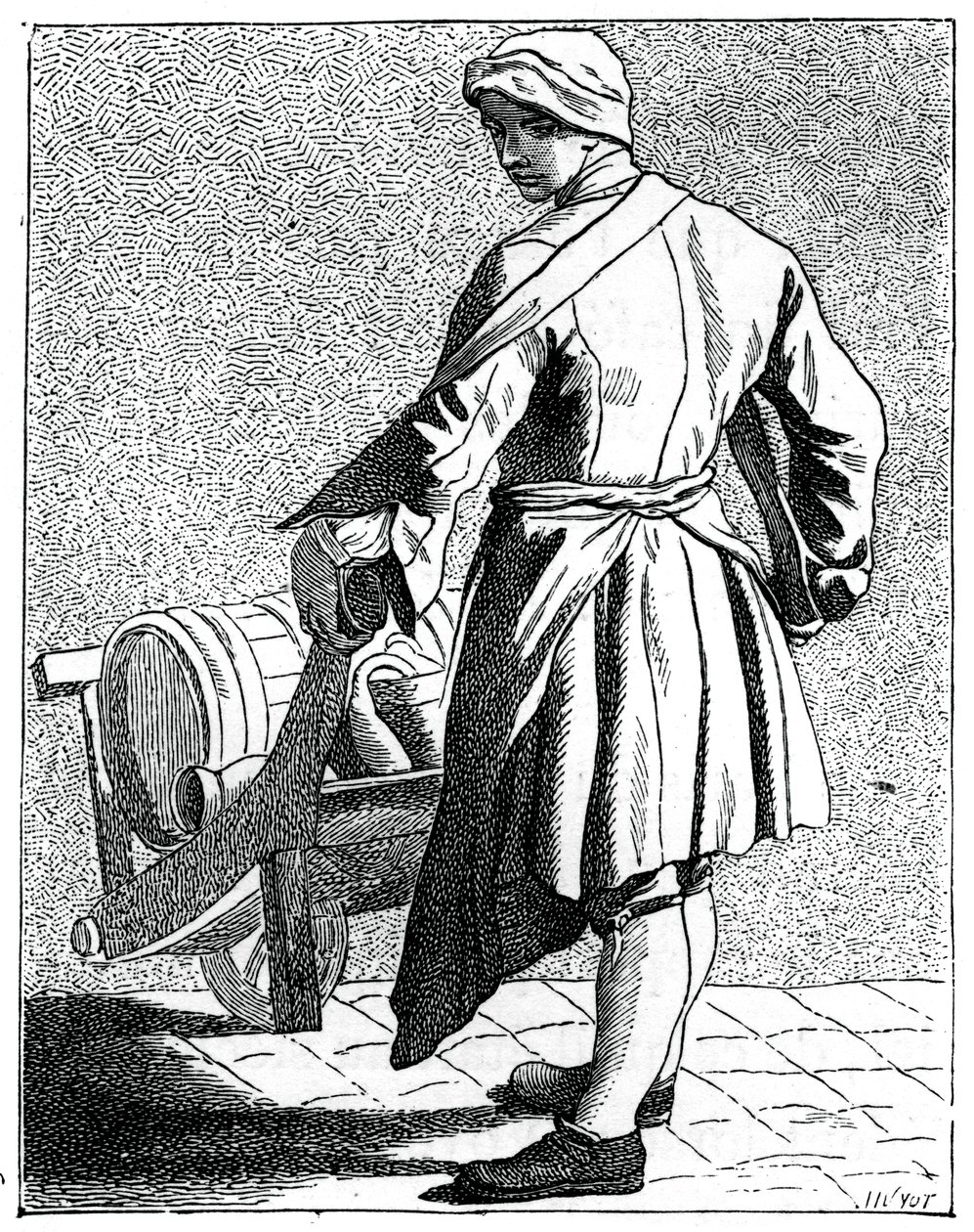 Utazó ecetgyáros, 1737-1742. alkotó: Bouchardon