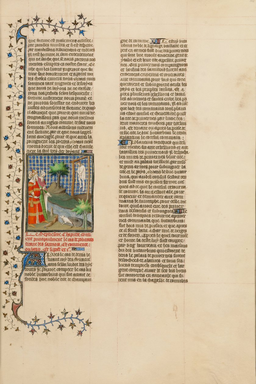 Polikratész akasztva alkotó: Boucicaut Master Illuminator
