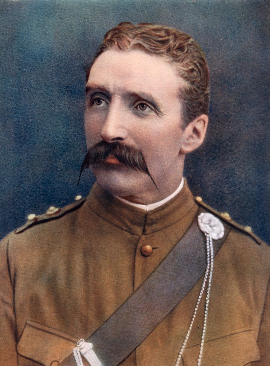DM Lumsden alezredes, brit katona, 1902. alkotó: Bourne and Shepherd