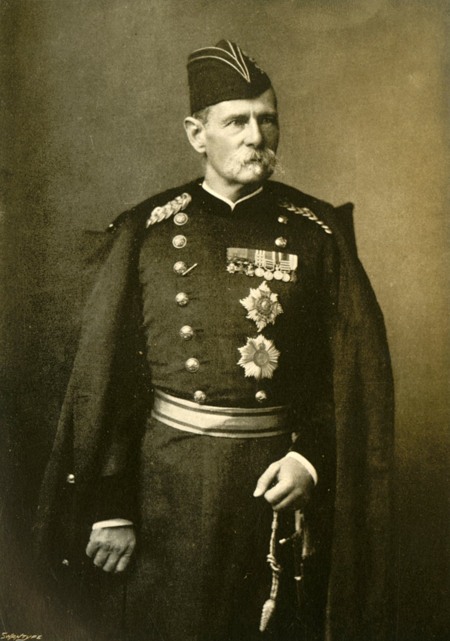 Lord Roberts, Kandahar 1. bárója, az indiai hadsereg főparancsnoka, 1890-es évek, 1901. alkotó: Bourne and Shepherd
