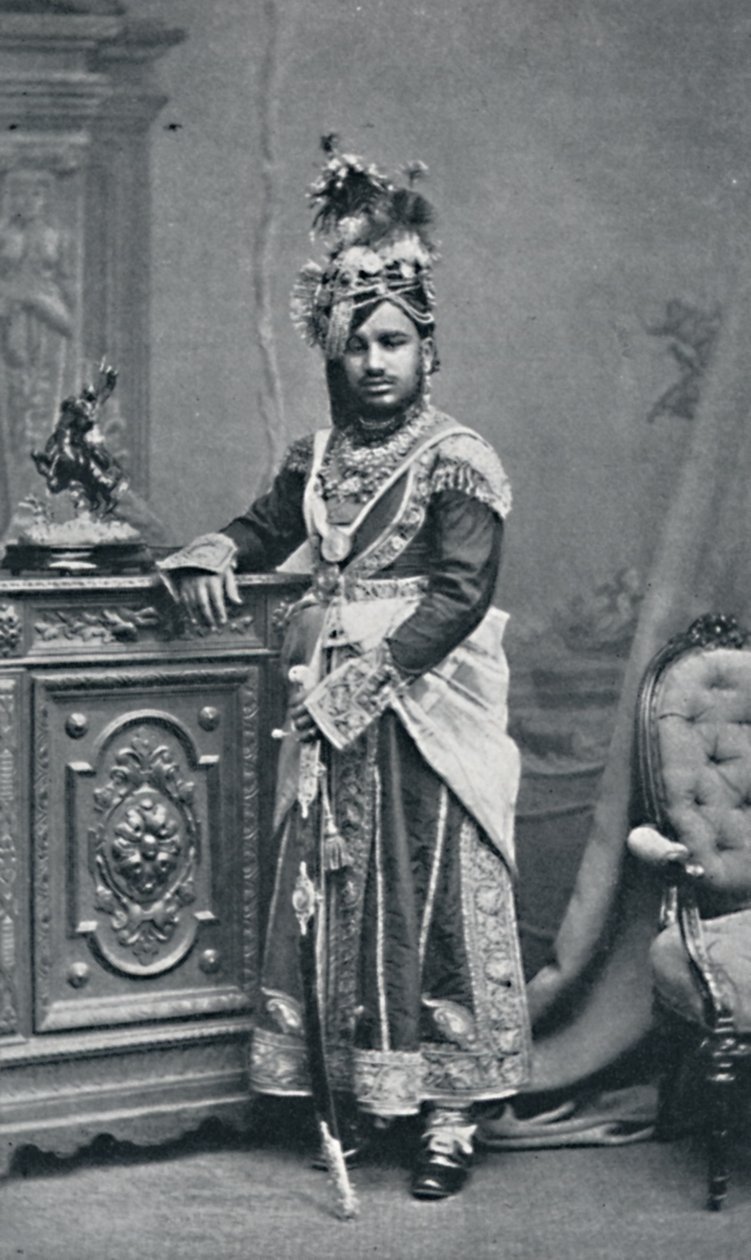Rutlam Raja, Közép-Indiai Ügynökség, 1902 alkotó: Bourne and Shepherd