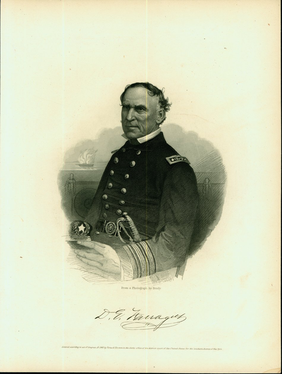 David Farragut, admirális (Unió) alkotó: Brady