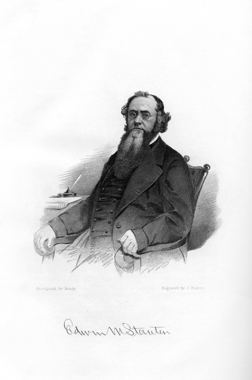 Edwin McMasters Stanton amerikai ügyvéd, politikus, 1862-1867 alkotó: Brady