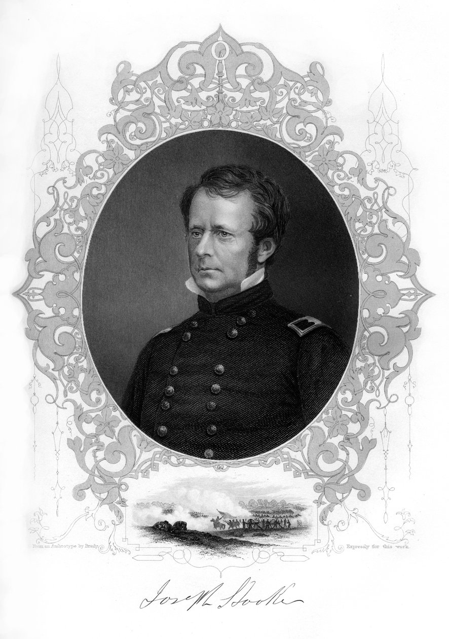 Joseph Hooker tábornok, az Unió hadseregének vezérőrnagya, 1862-1867. alkotó: Brady