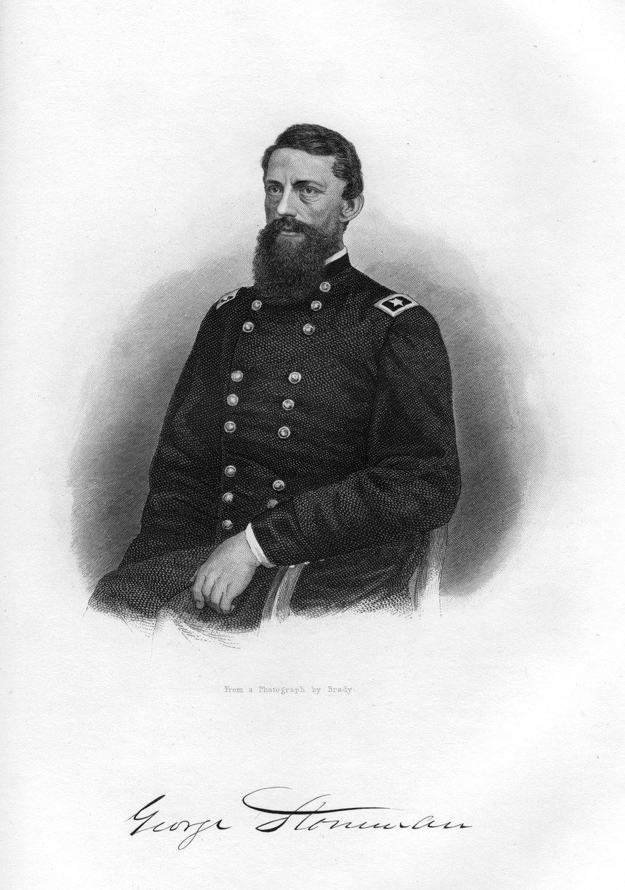 George Stoneman, uniós lovassági tábornok, 1862-1867. alkotó: Brady