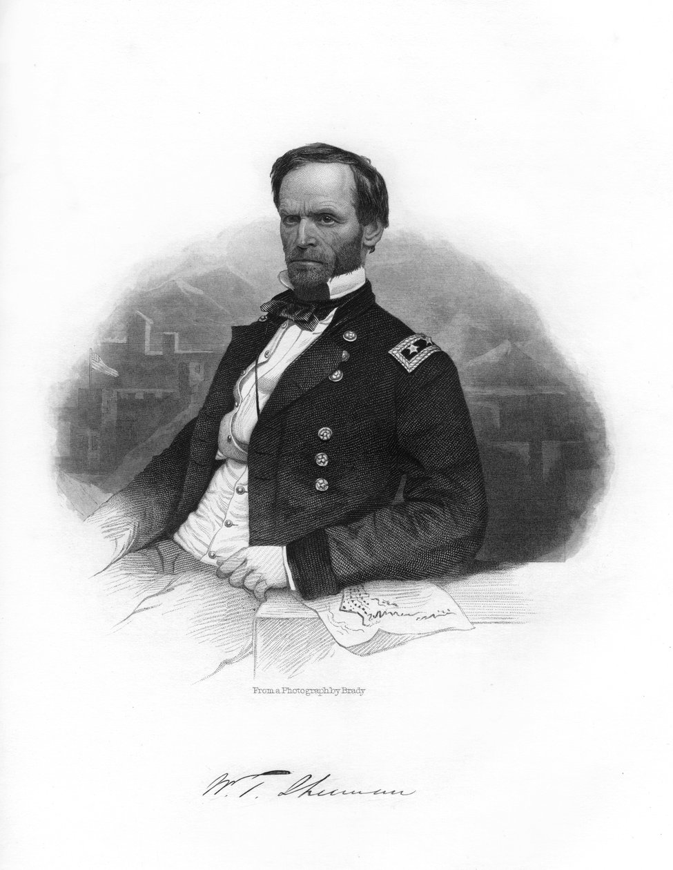 William Tecumseh Sherman, uniós tábornok, 1862-1867. alkotó: Brady