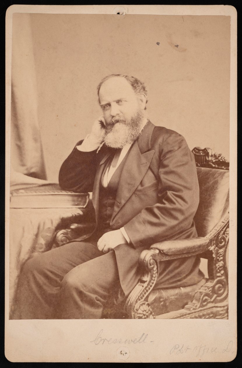 John Angel James Creswell portréja 1828-1891, 1891 előtt. alkotó: Brady