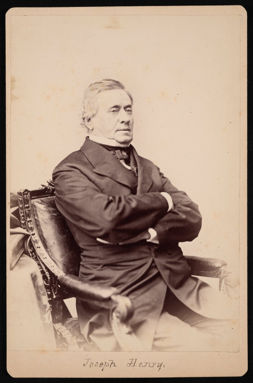 Joseph Henry portréja 1797-1878, 1868-1878 között. alkotó: Brady