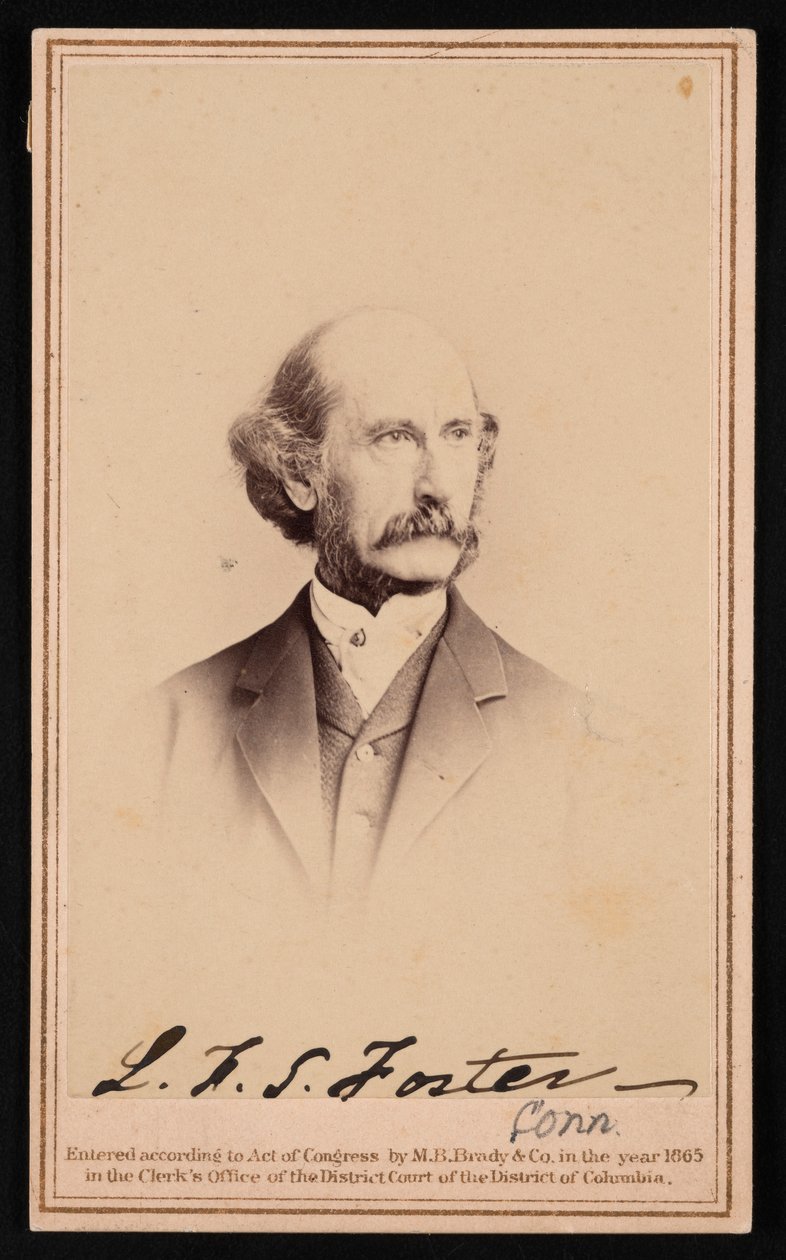 LaFayette Sabine Foster portréja 1806-1880, 1869 előtt. alkotó: Brady