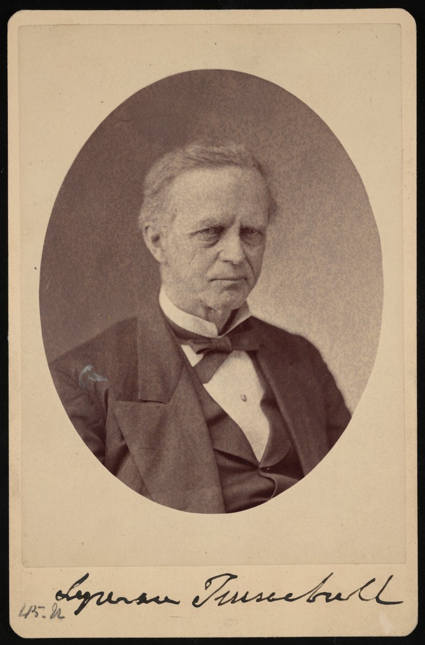 Lyman Trumbull portréja 1813-1896, 1868 és 1881 között. alkotó: Brady