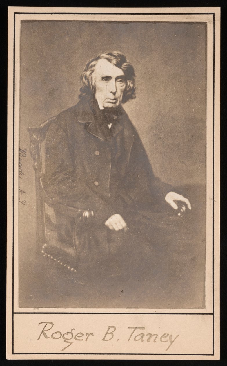 Roger Brooke Taney portréja 1777-1864, 1864 előtt. alkotó: Brady