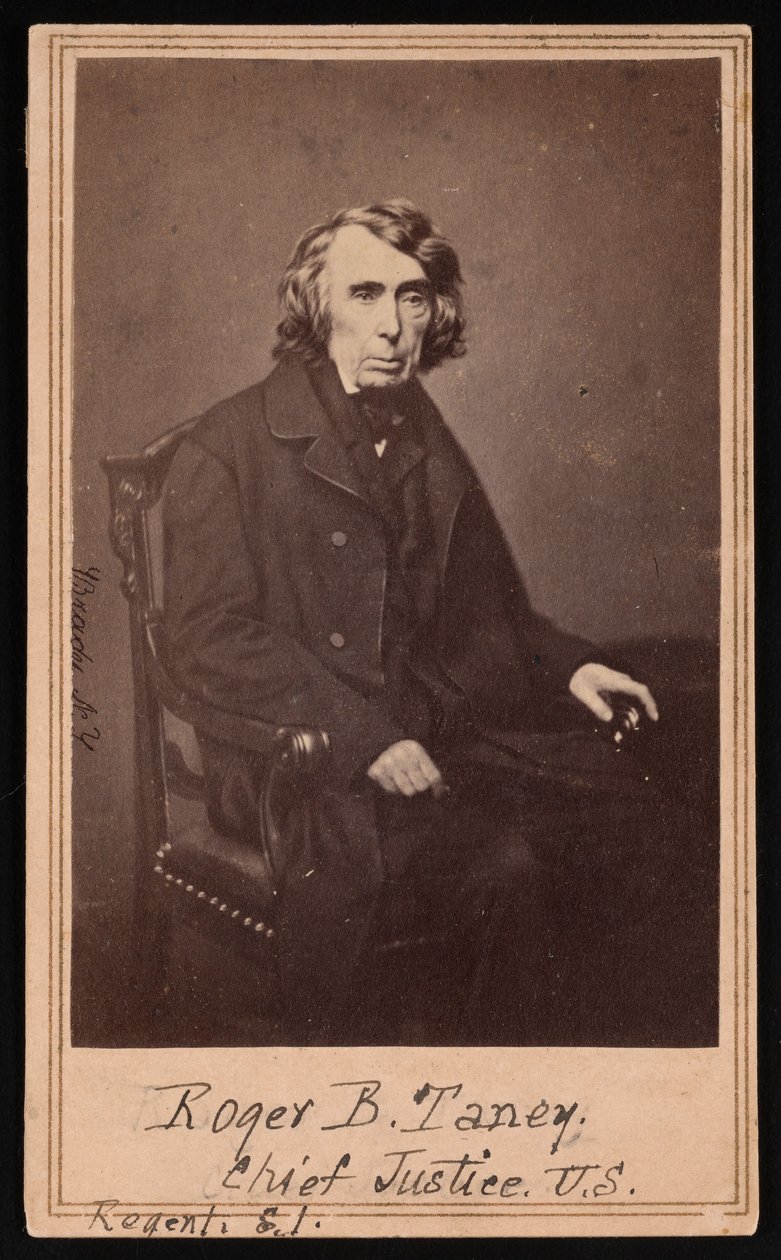 Roger Brooke Taney portréja 1777-1864, 1864 előtt. alkotó: Brady