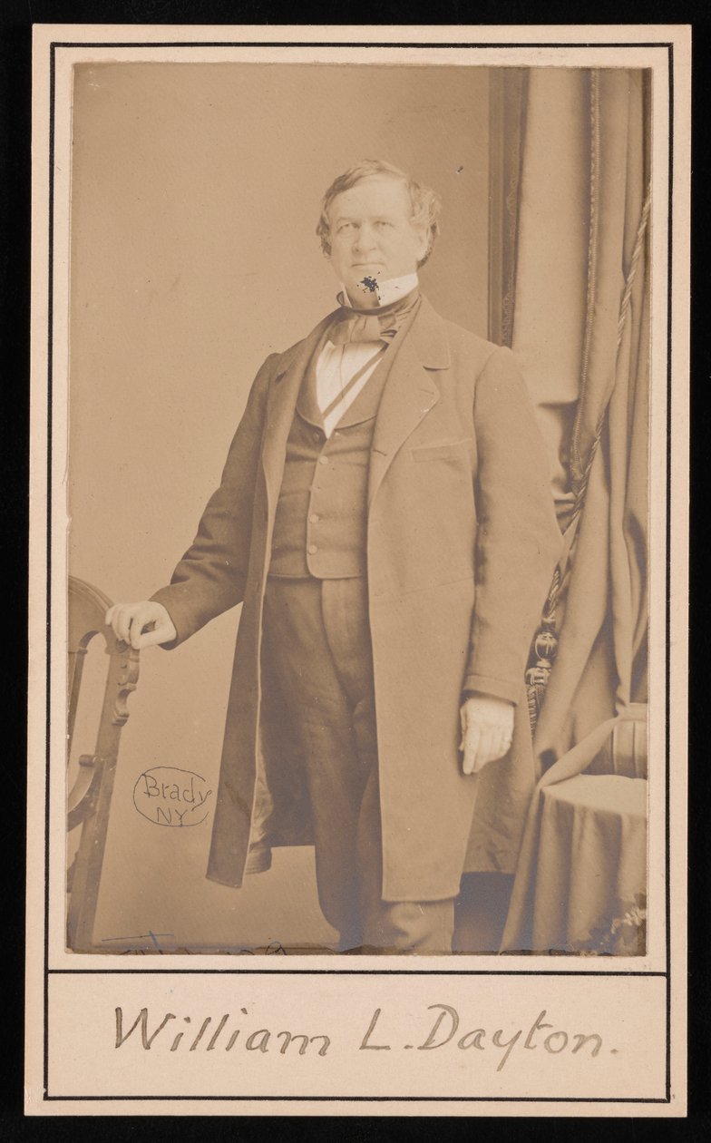 William Lewis Dayton portréja 1807-1864, 1864 előtt. alkotó: Brady