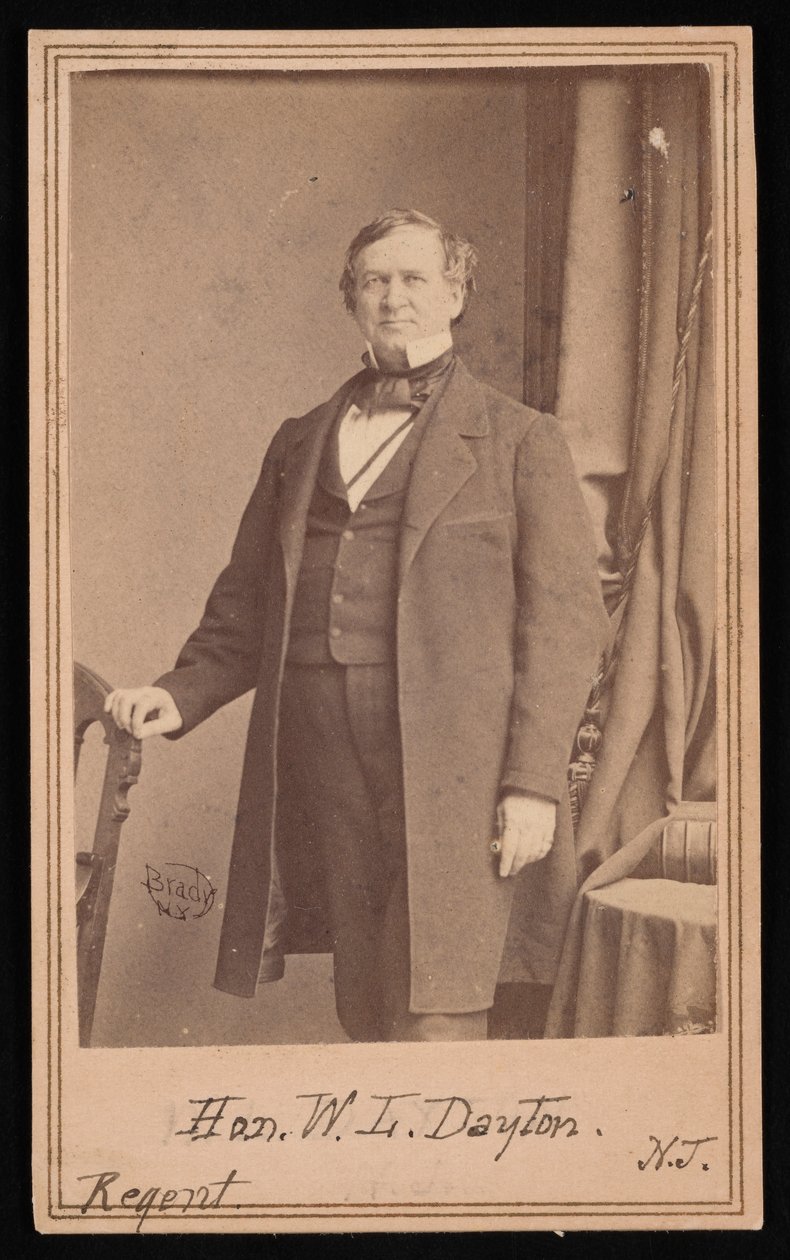 William Lewis Dayton portréja 1807-1864, 1864 előtt. alkotó: Brady