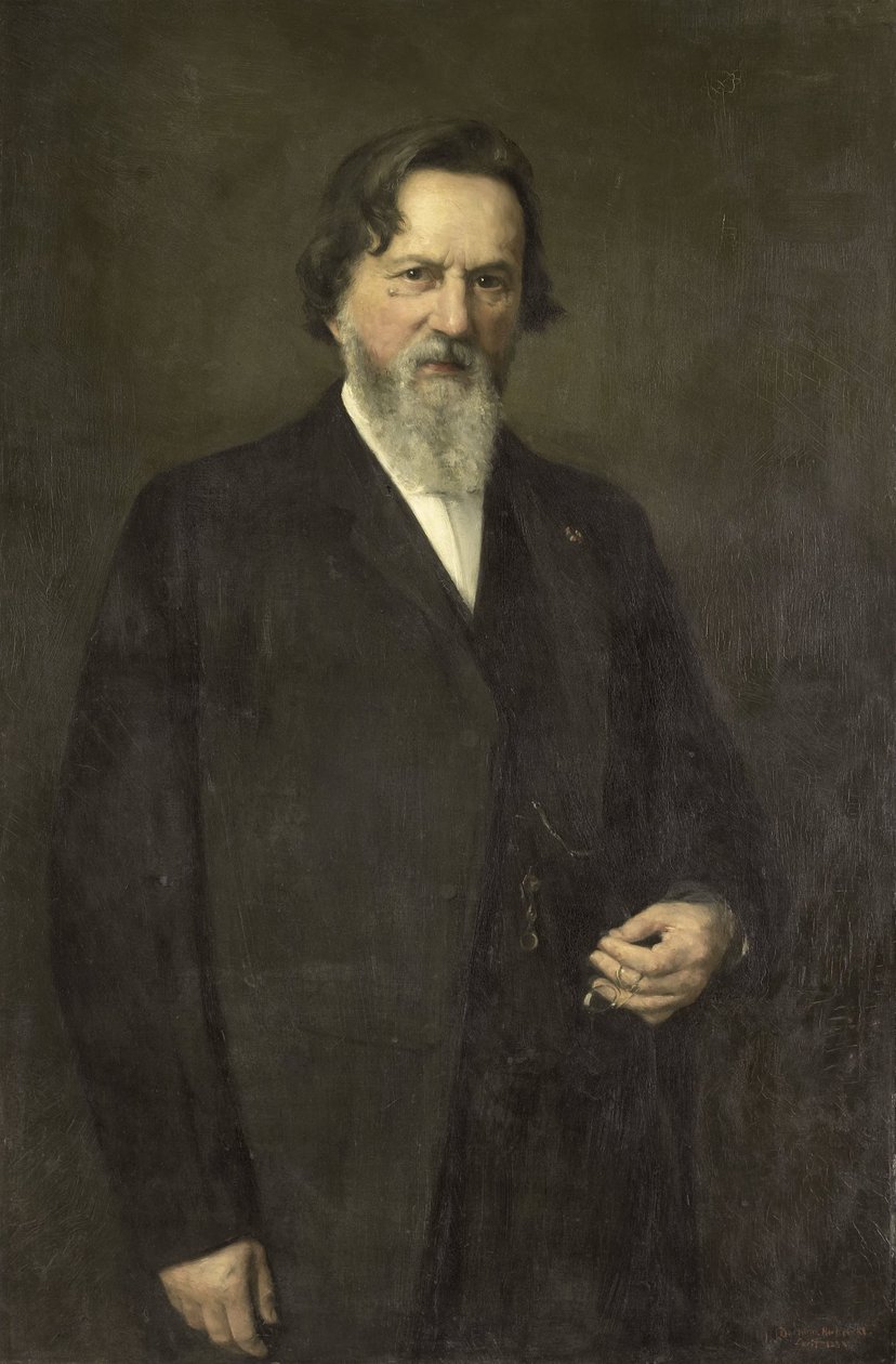 Franciscus Donders professzor (1818-1889), fiziológus és szemész alkotó: Bramine Hubrecht