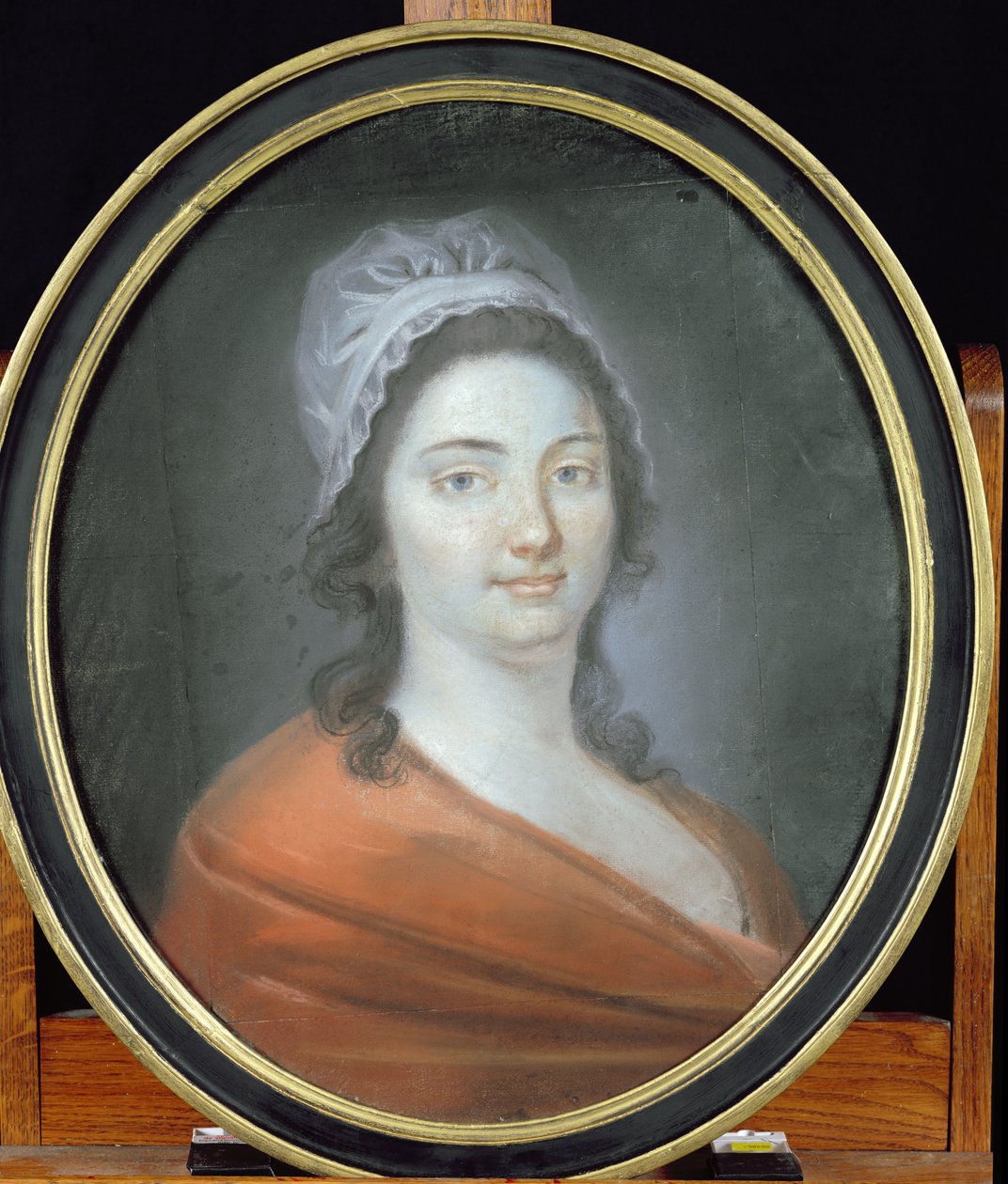 Charlotte Corday (1768-93) 1793 (pasztell, papíron) alkotó: Brars