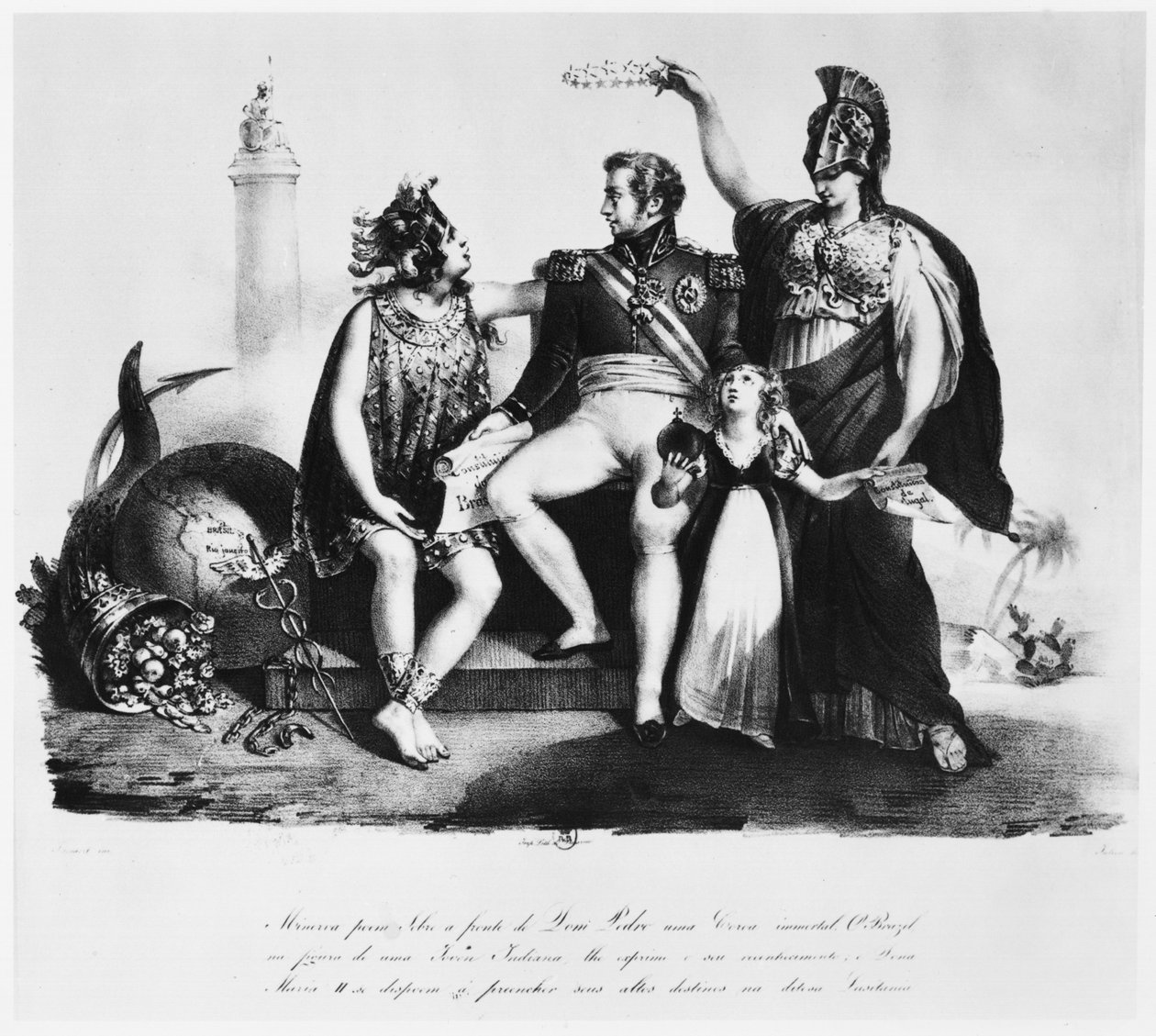 I. Pedro (1798-1834) Brazília császára, XIX alkotó: Brazilian School