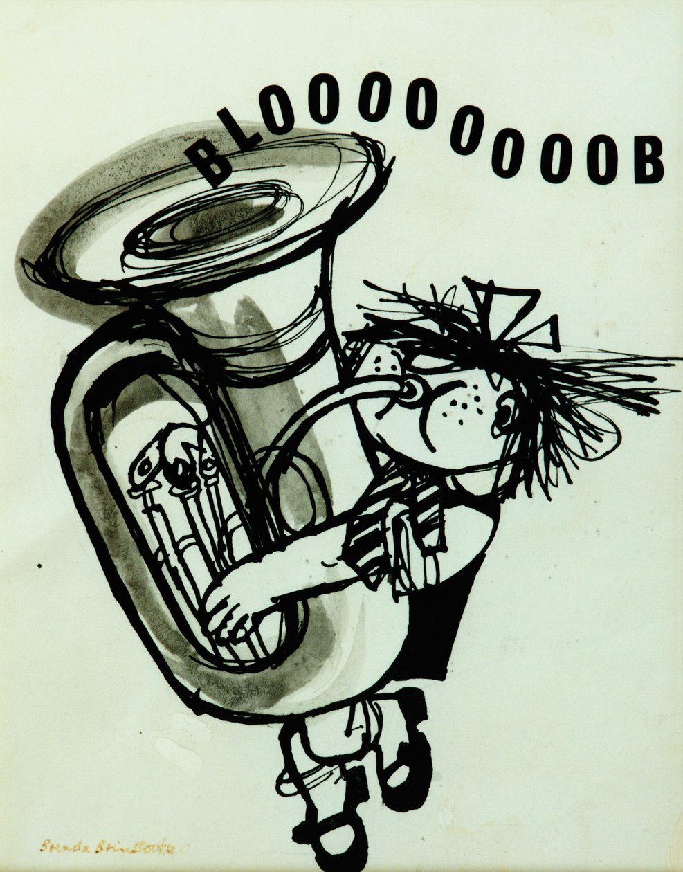 Blooooob! (tinta papíron) alkotó: Brenda Brin Booker