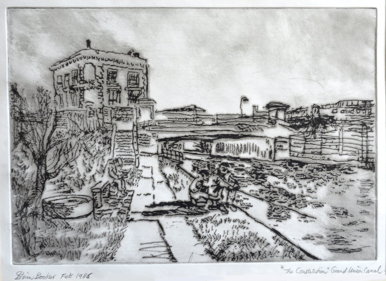 Pub a Towpath mellett, Camden alkotó: Brenda Brin Booker