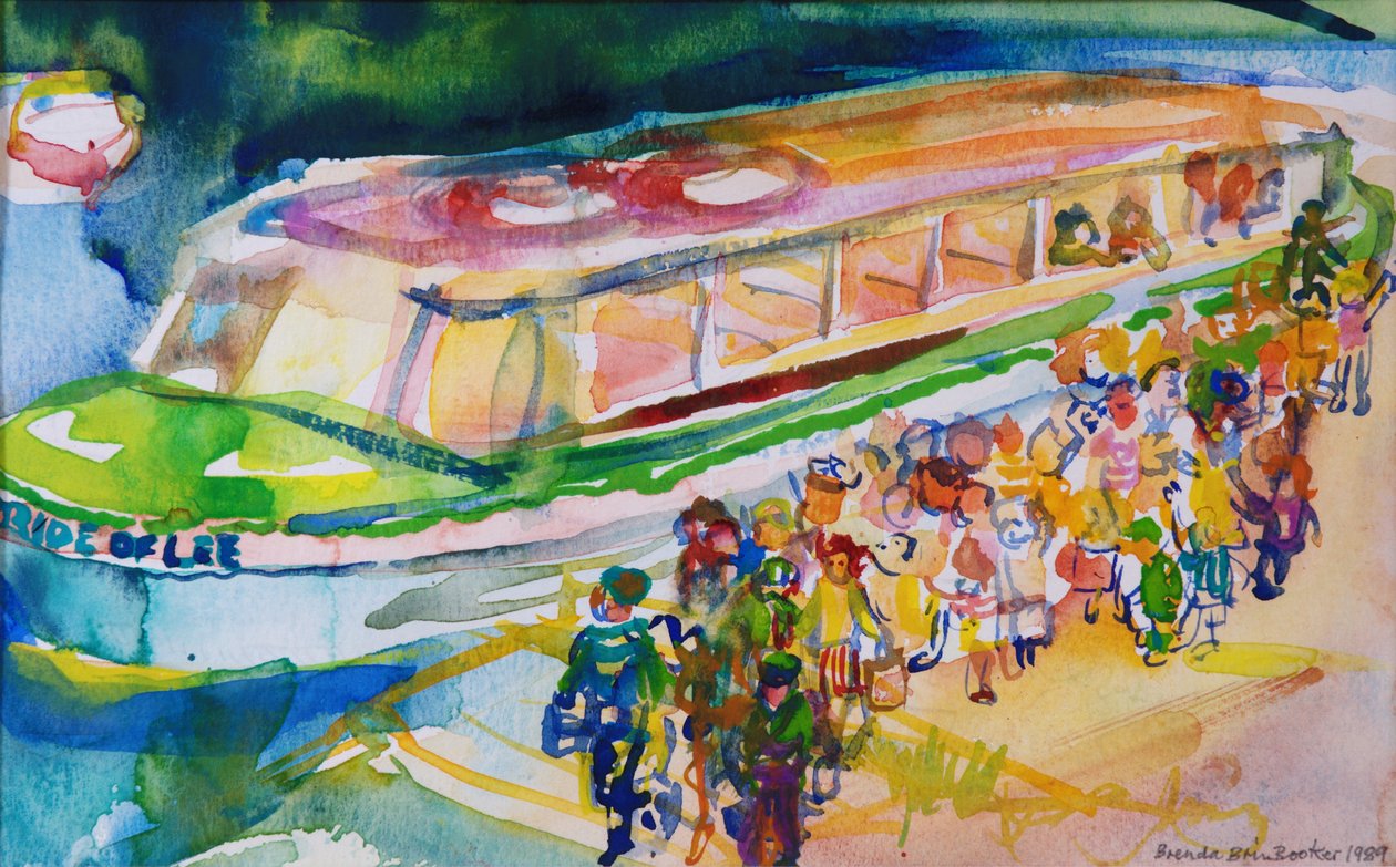 The Boat Trip, 1989 (wc papíron) alkotó: Brenda Brin Booker