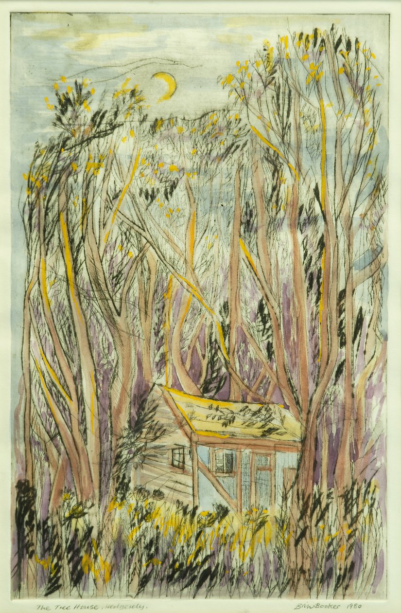 The Tree House I (akvarell, papír) alkotó: Brenda Brin Booker