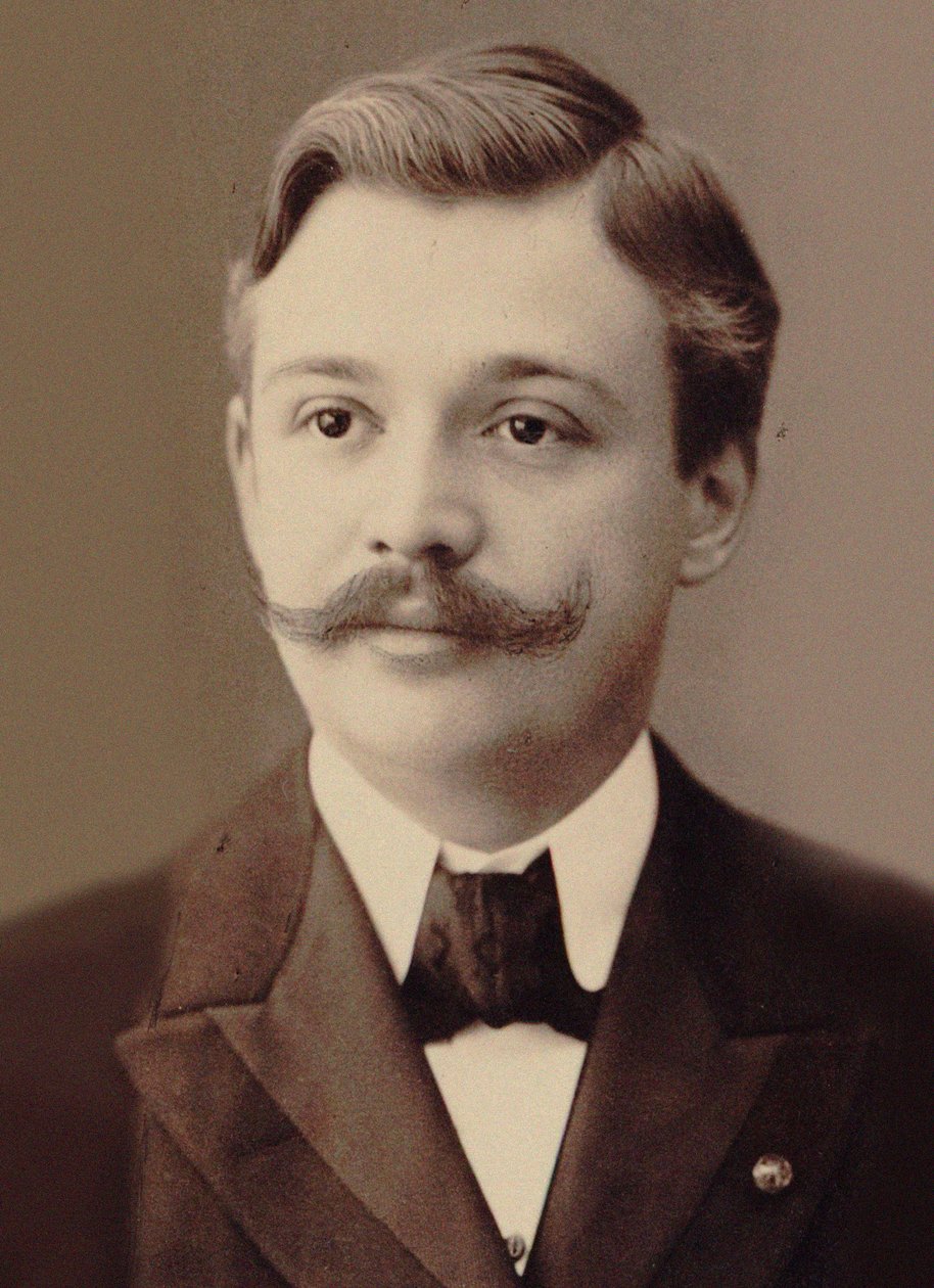 Henri Marteau hegedűművész és zeneszerző portréja 1874-1934. alkotó: Breslau . Photo studio N. Raschkow