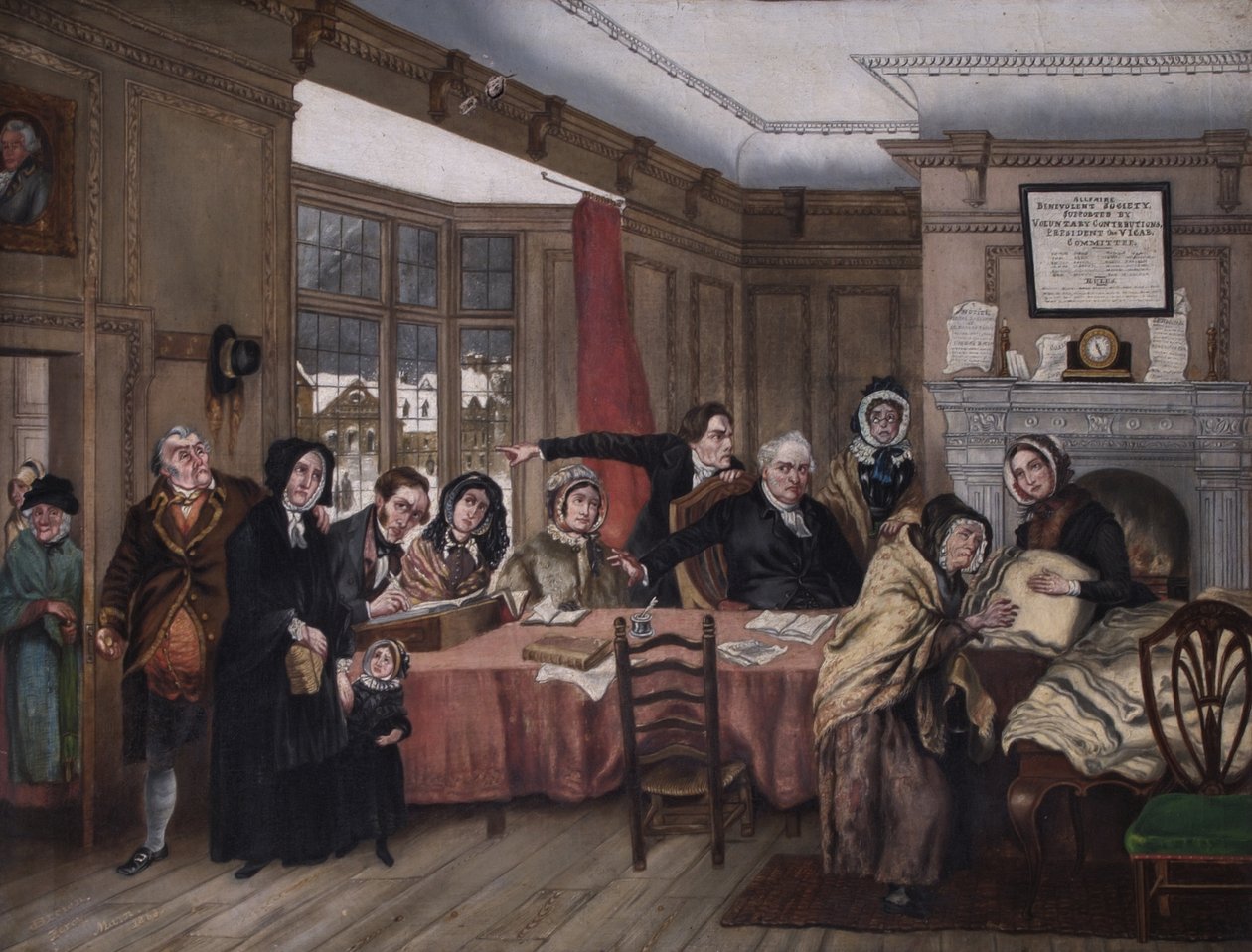 Allfaire Jótékony Társaság, 1863 alkotó: Brian Percy Mann