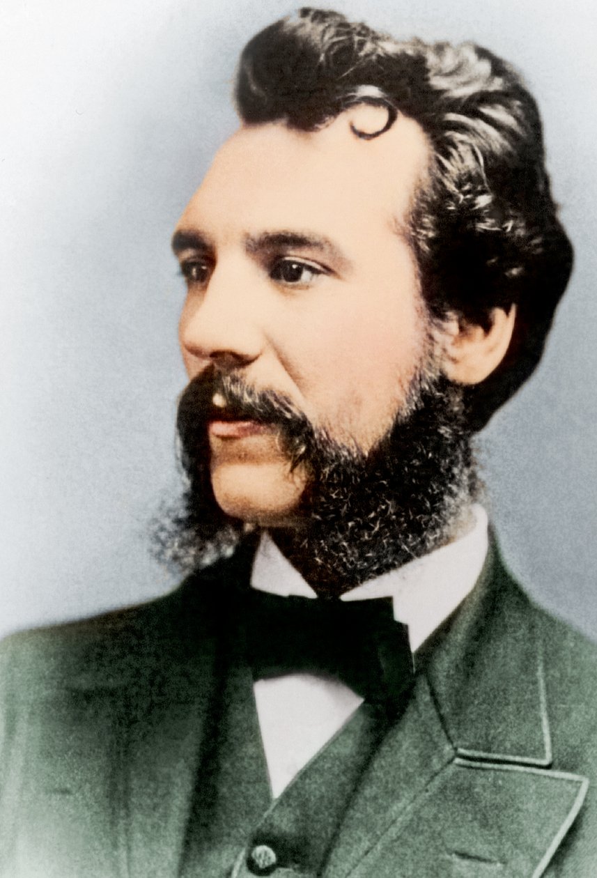Alexander Graham Bell, 1876 alkotó: British Photographer