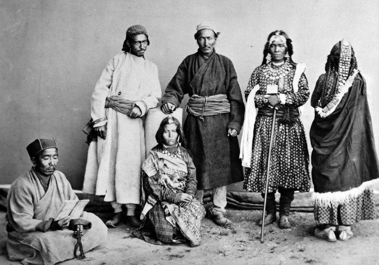 Bot People of Ladakh, 1860-as évek alkotó: British Photographer