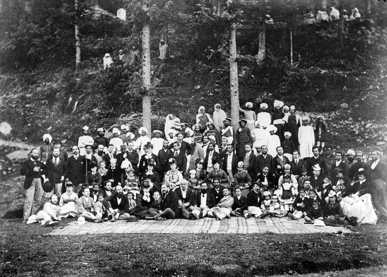 Külügyminisztérium Pic Nic, 1871 alkotó: British Photographer