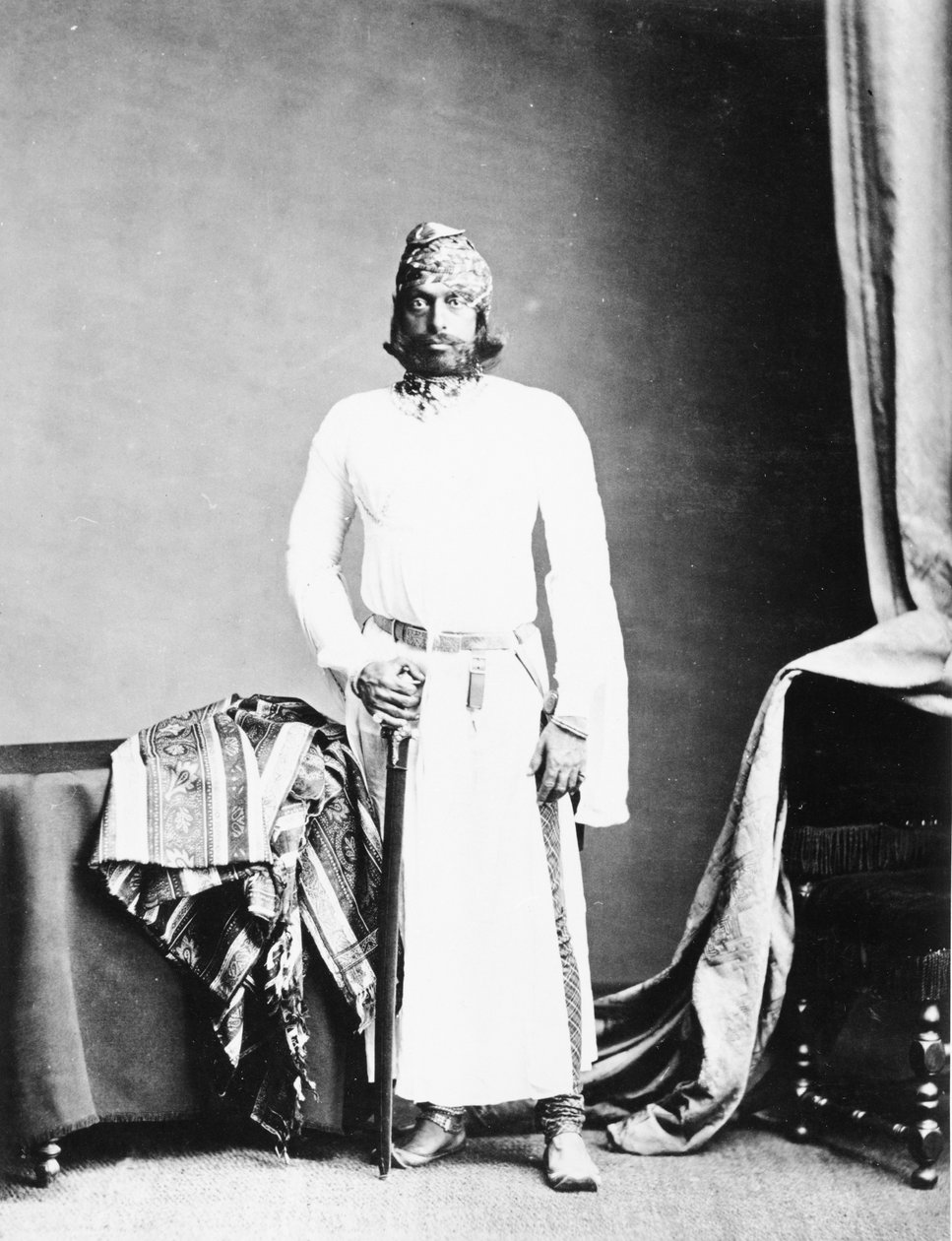 Maharaja Jaswant Singh II, Jodhpur, 1870-es évek alkotó: British Photographer