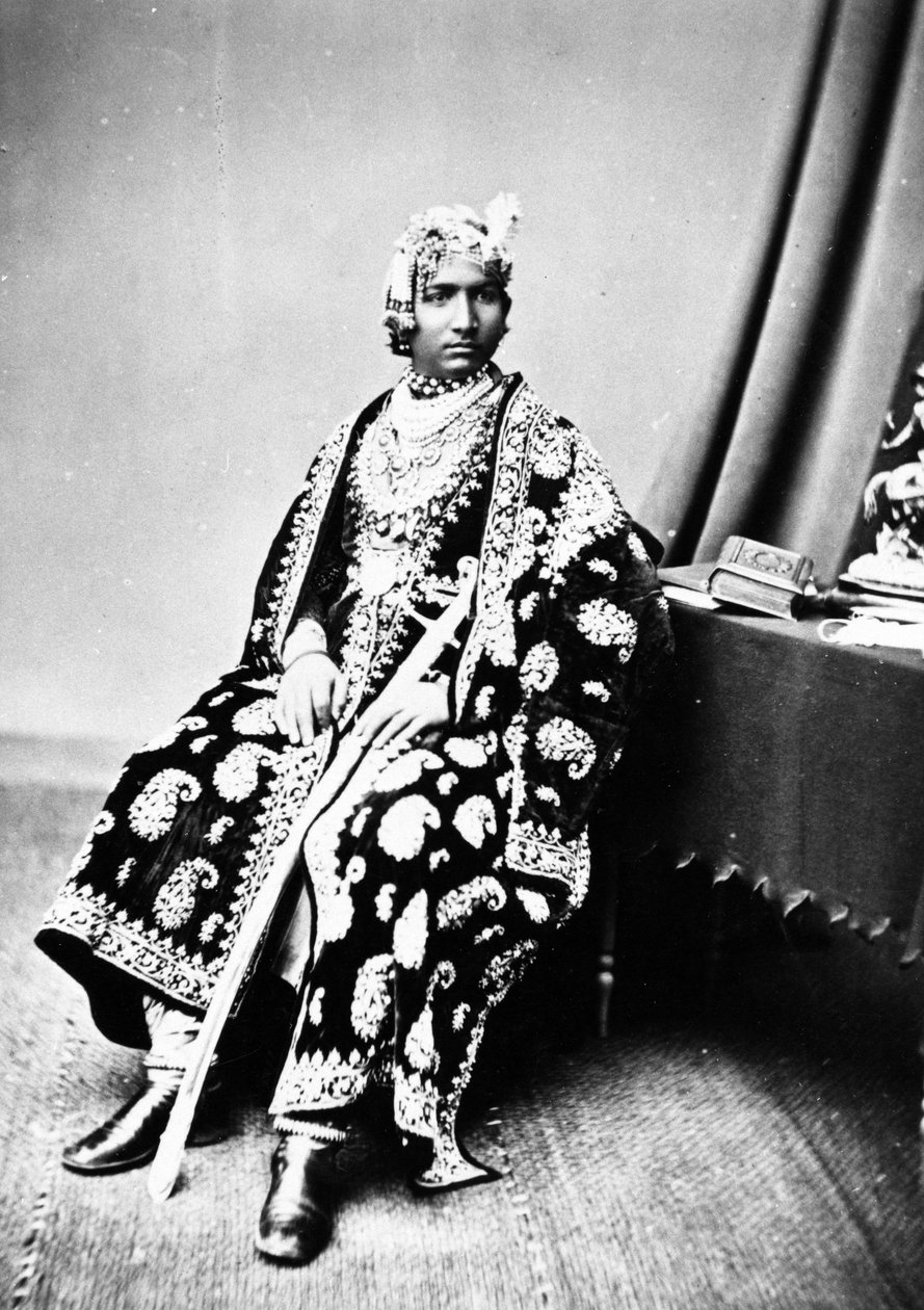 Alwar maharadzsa, c. 1860-as évek alkotó: British Photographer