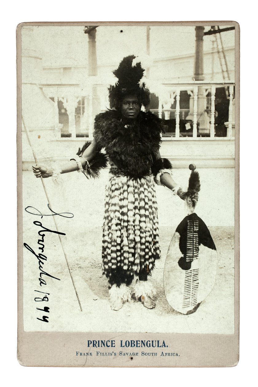 Lobengula herceg, Anglia, 1899 (zselatin ezüst nyomat) alkotó: British Photographer