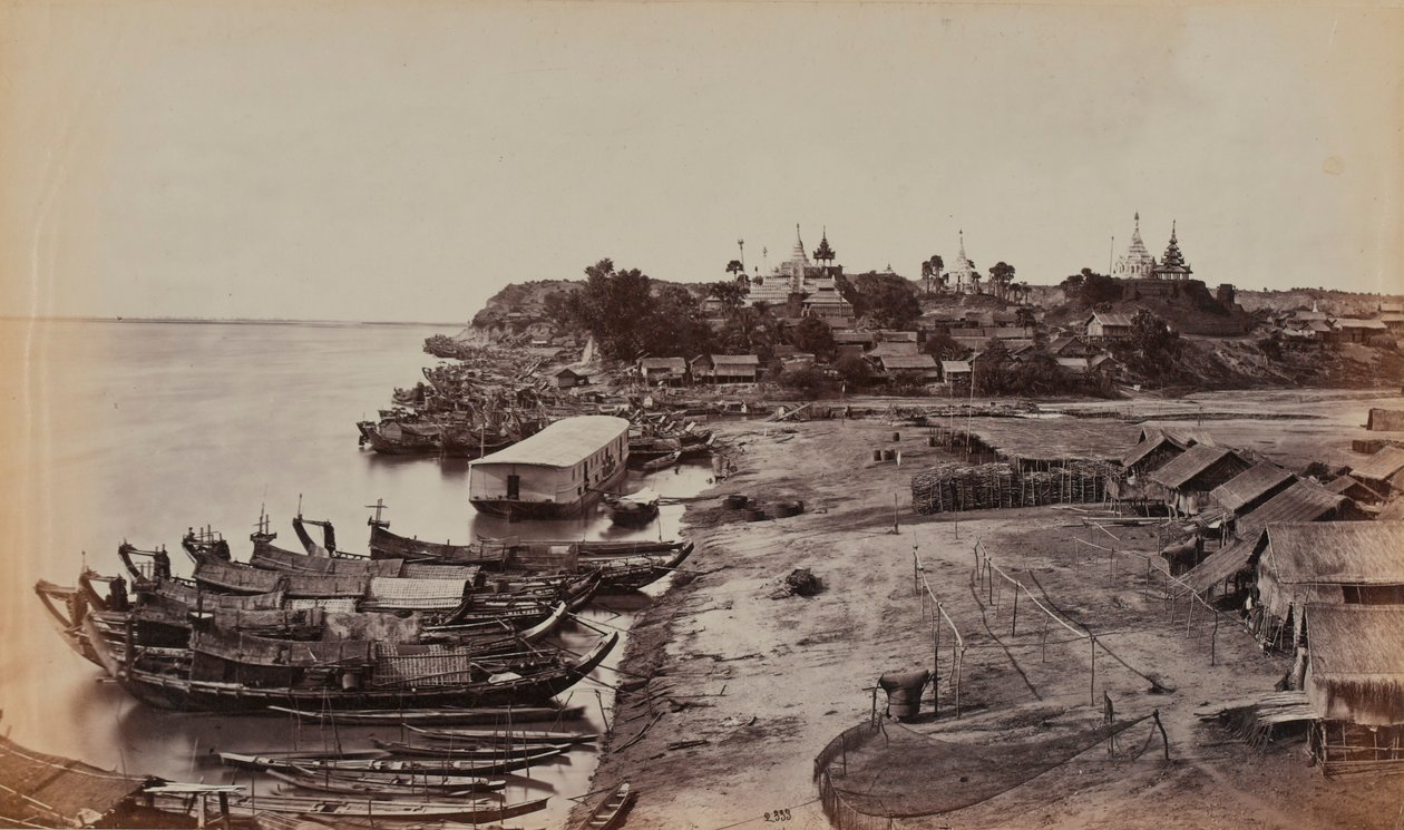 Falu az Irrawaddy-n alkotó: British Photographer