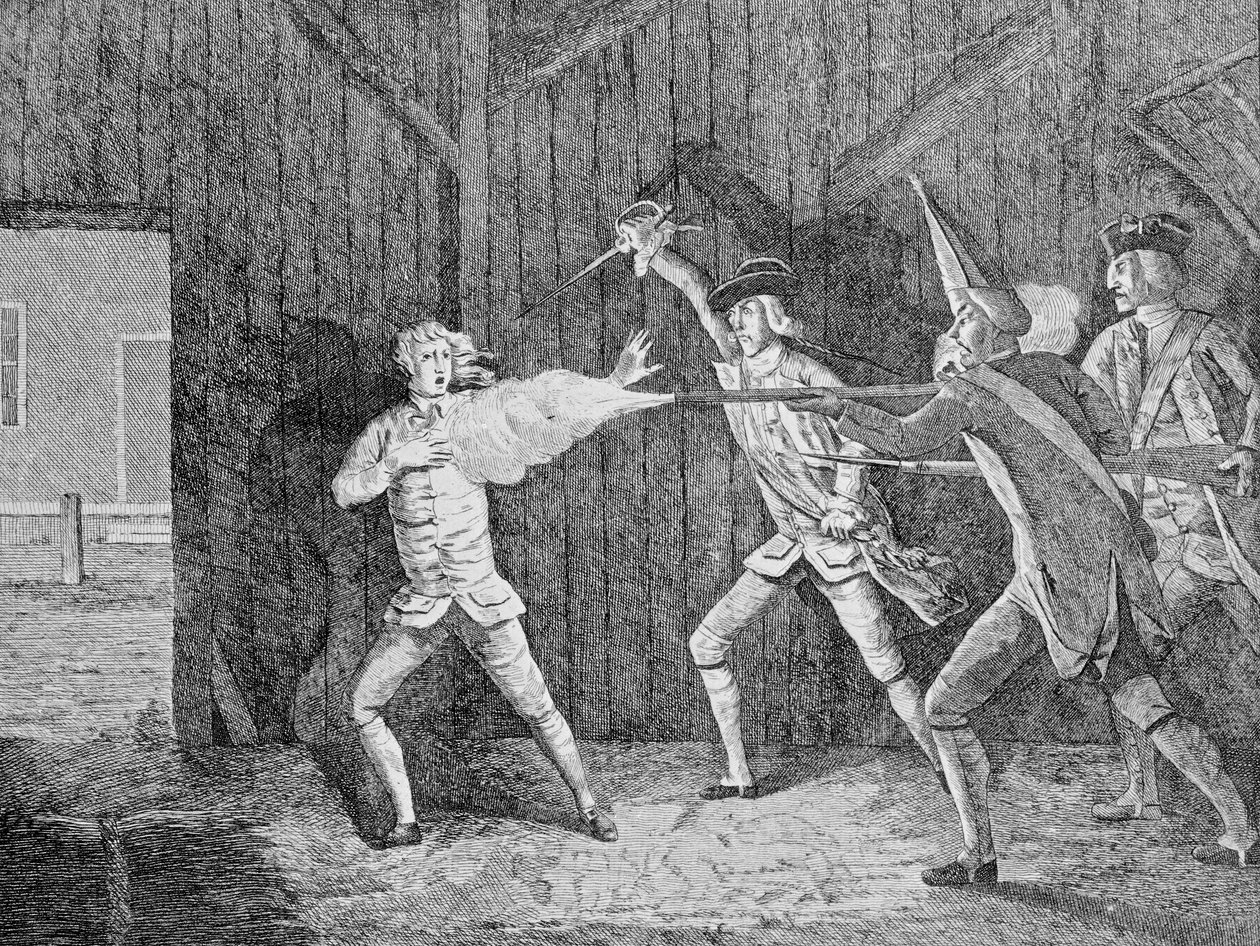 A skót győzelem, 1768 alkotó: British School