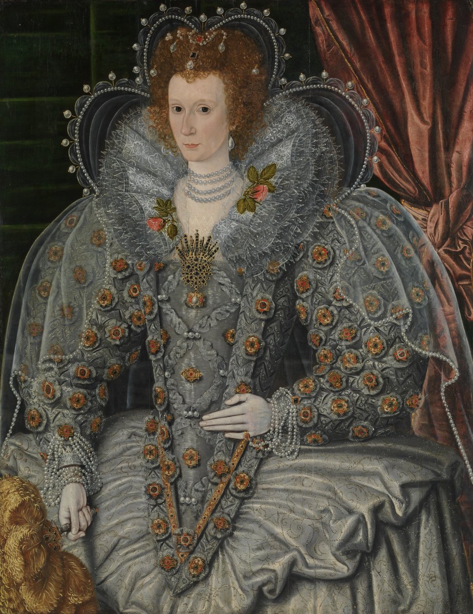 Női portré, kb. 1600. alkotó: British Painter