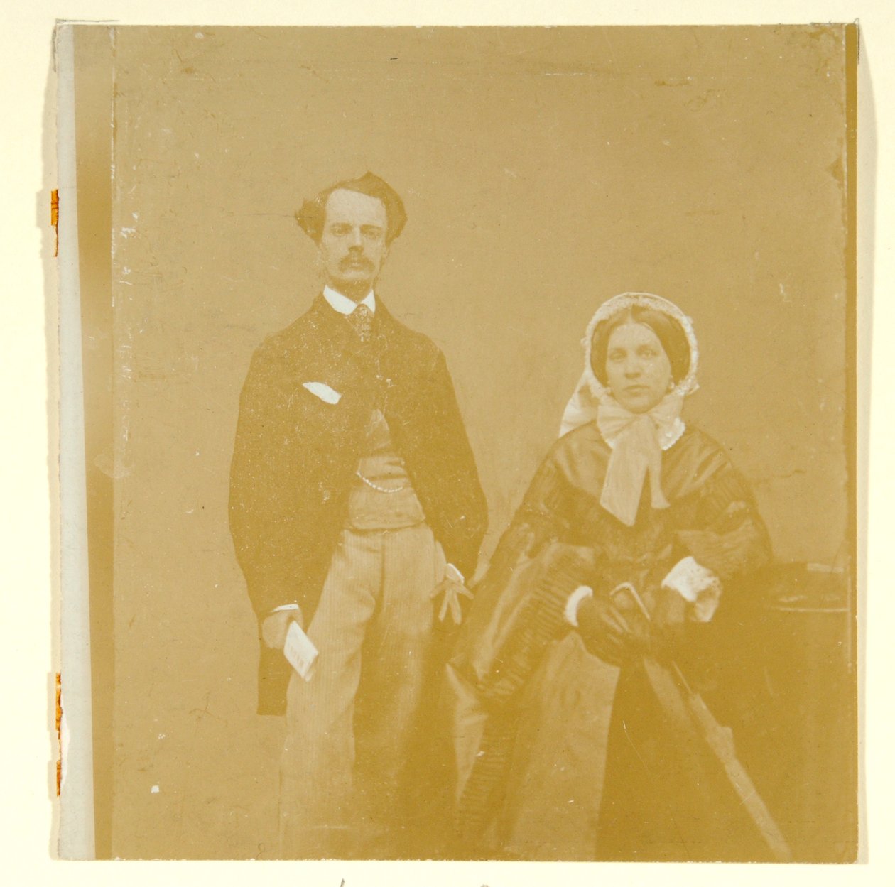 John Atkinson Grimshaw és Theodosia Grimshaw (f/w fotó) alkotó: British Photographer