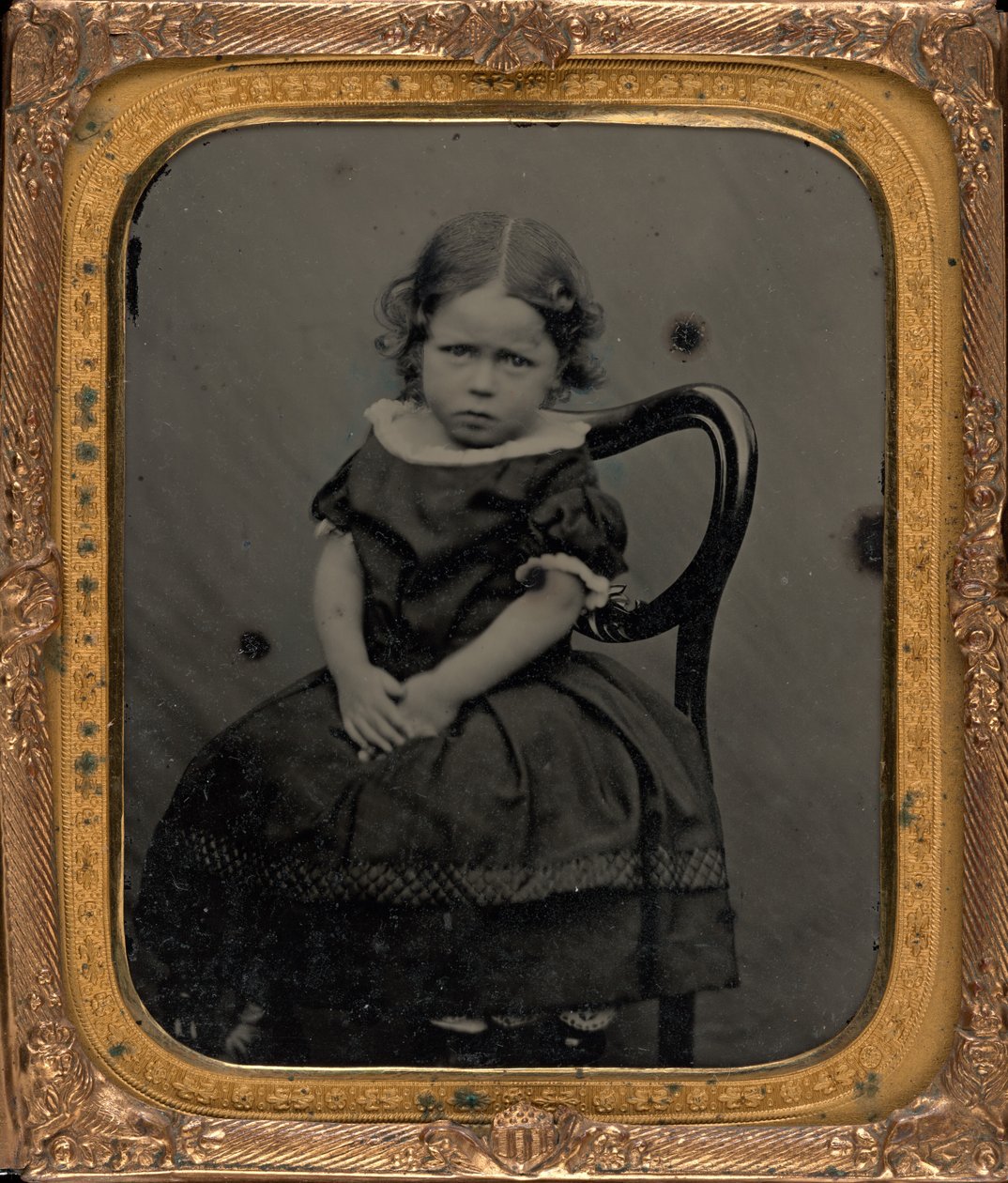 Egy lány portréja,c. 1855 (fotó) alkotó: British Photographer