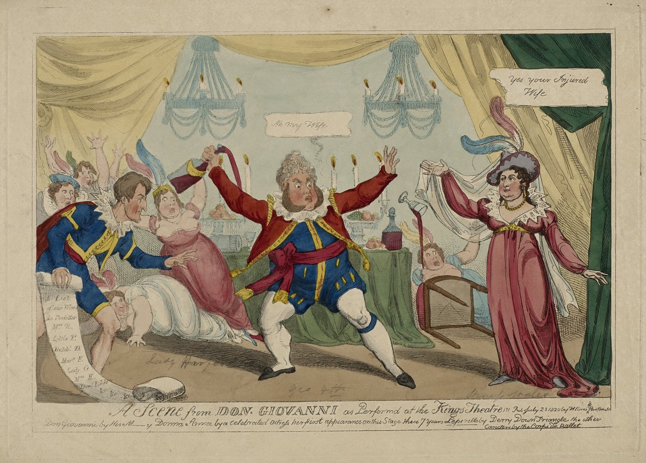 Jelenet a Don Giovanniból alkotó: British School