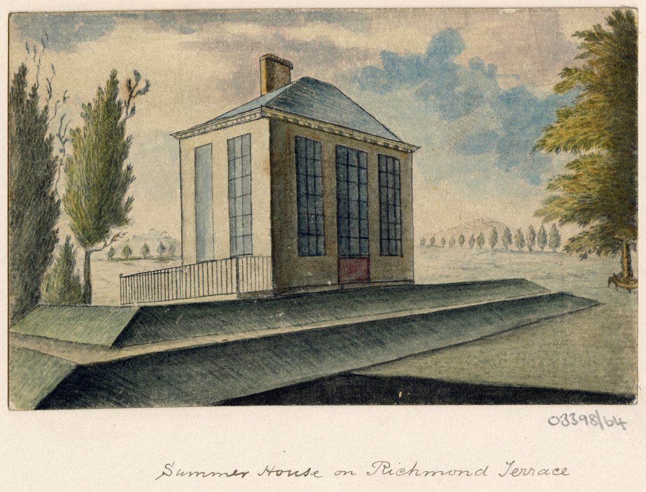 Vázlatsorozat, nézetek Nagy-Britanniában, a kontinensen és Amerikában 1772-1778 (akvarell) alkotó: British School