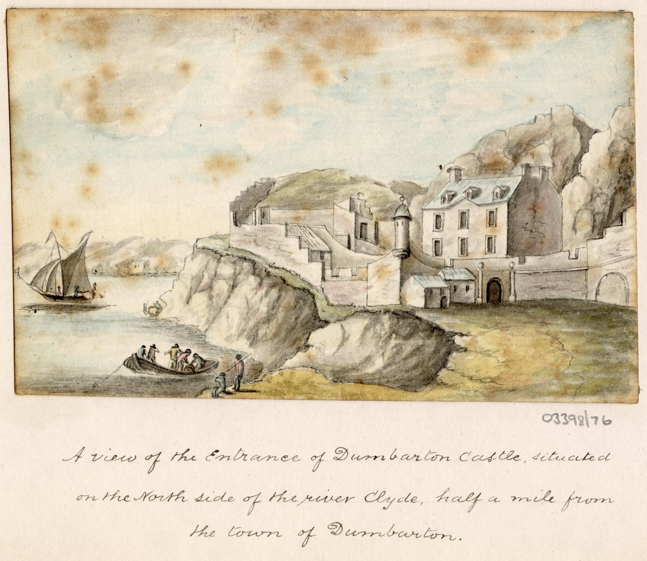 Vázlatsorozat, nézetek Nagy-Britanniában, a kontinensen és Amerikában 1772-1778 (akvarell) alkotó: British School