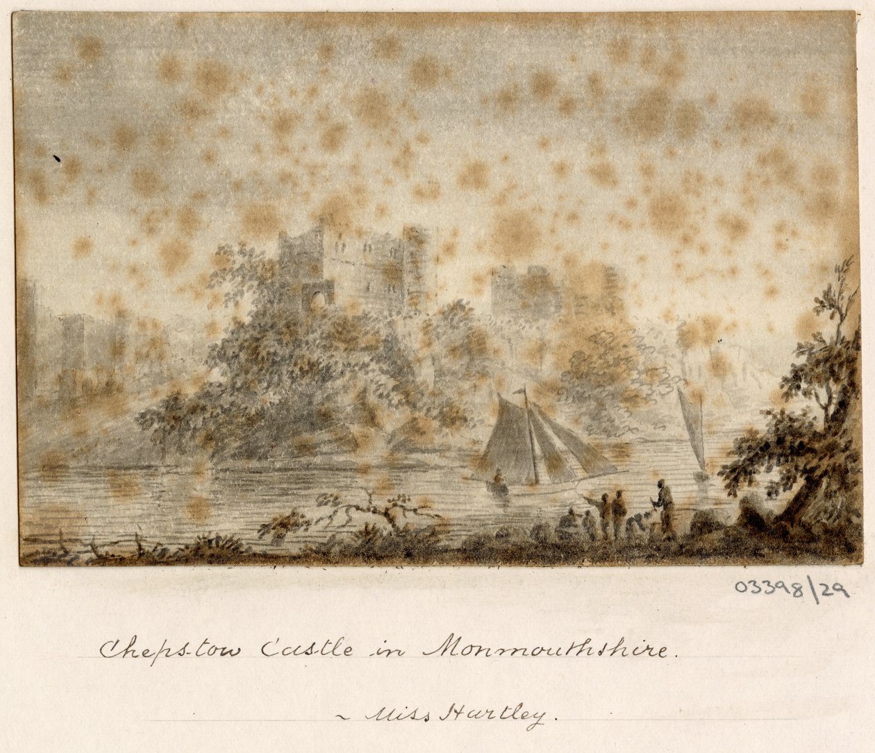 Vázlatsorozat, nézetek Nagy-Britanniában, a kontinensen és Amerikában 1772-1778 (akvarell) alkotó: British School