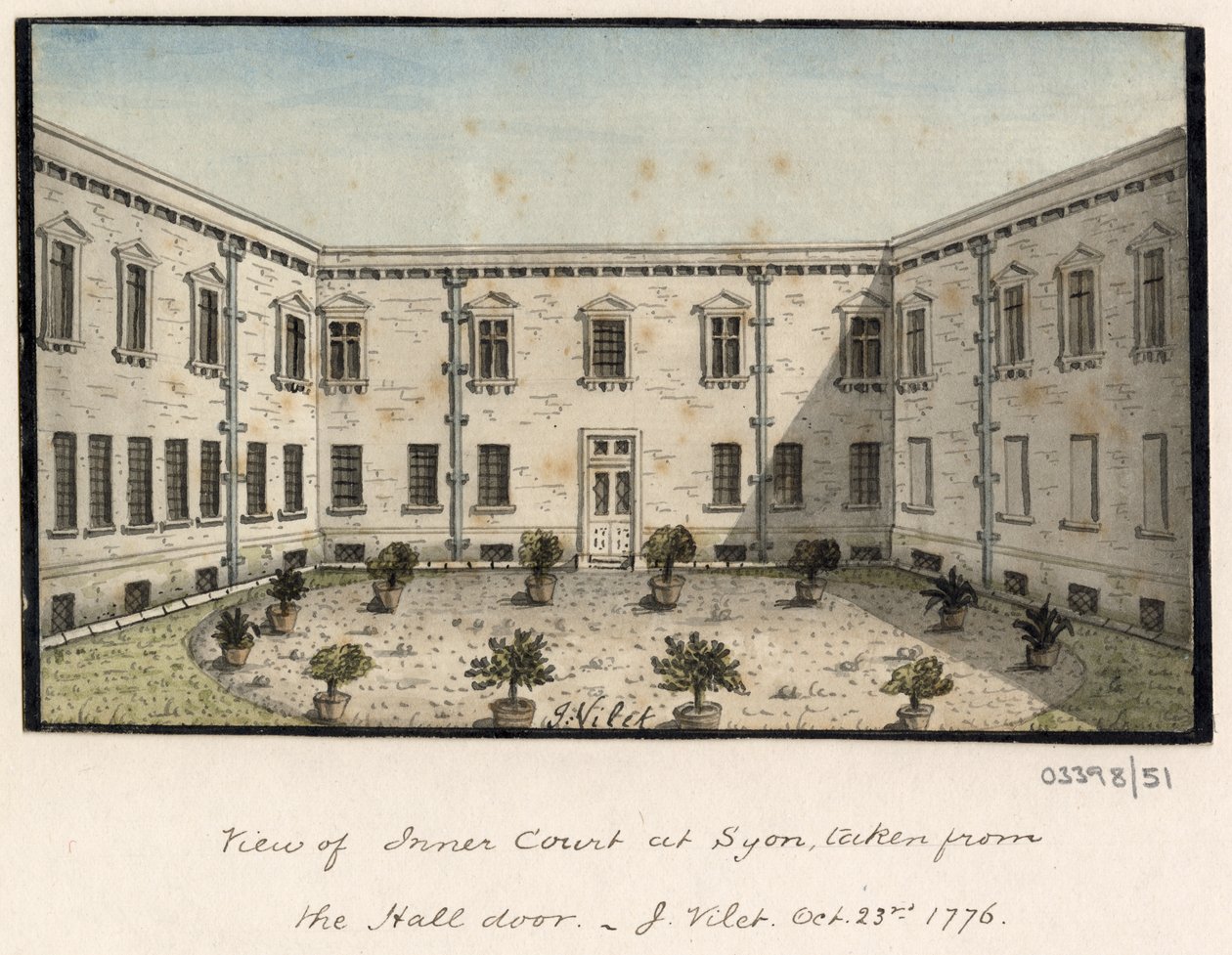 Vázlatsorozat, nézetek Nagy-Britanniában, a kontinensen és Amerikában 1772-1778 (akvarell) alkotó: British School