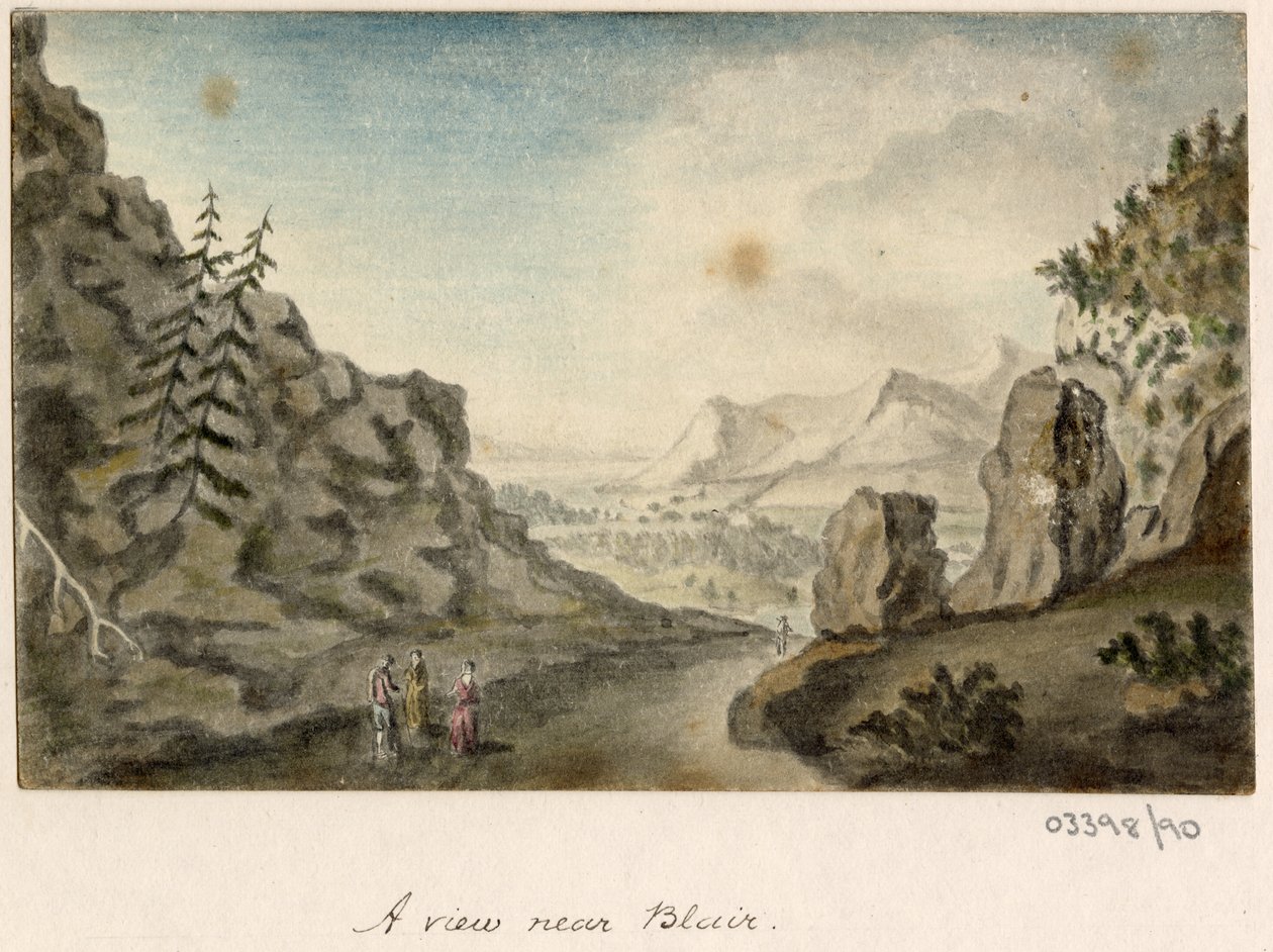 Vázlatsorozat, nézetek Nagy-Britanniában, a kontinensen és Amerikában 1772-1778 (akvarell) alkotó: British School