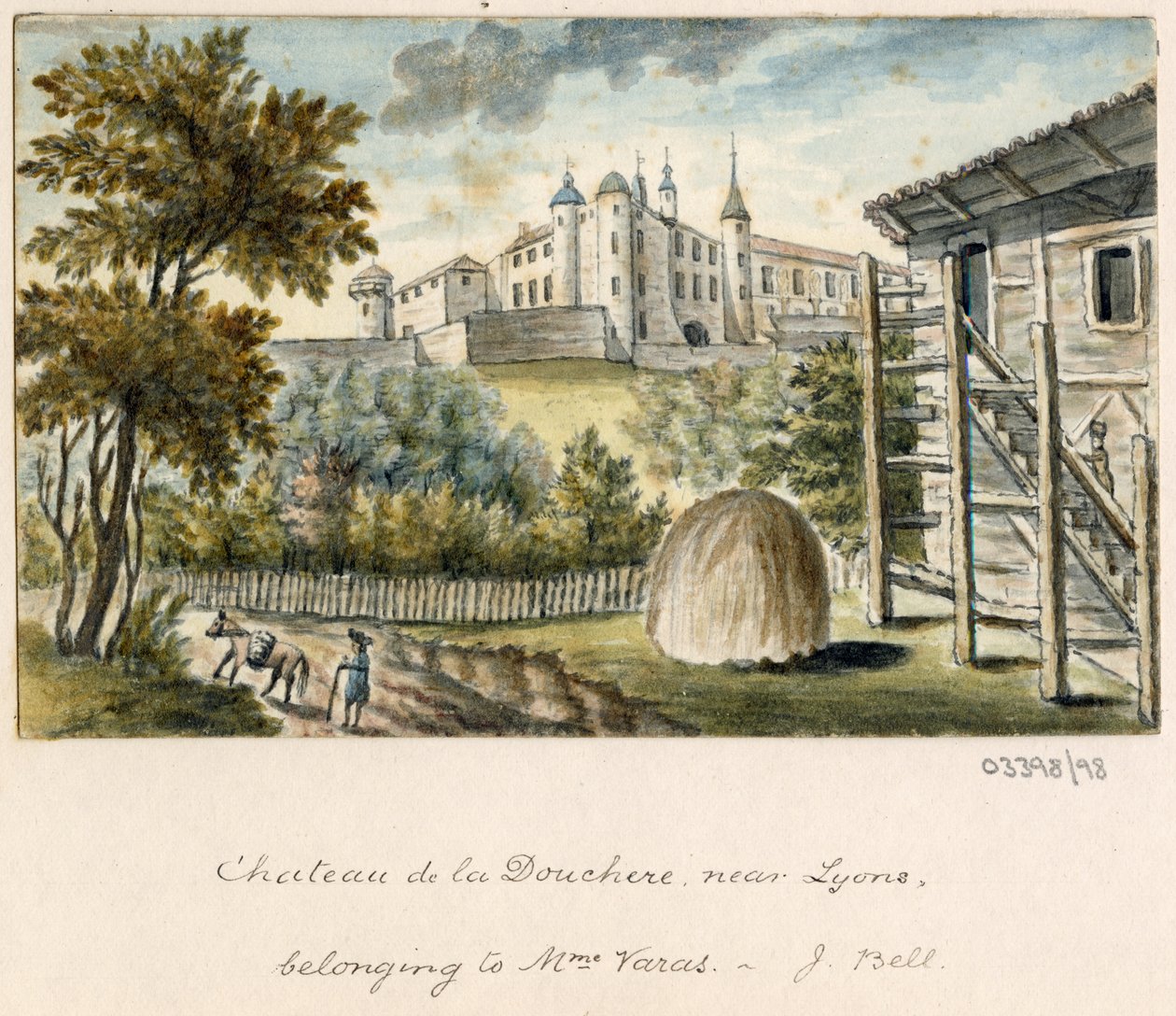 Vázlatsorozat, nézetek Nagy-Britanniában, a kontinensen és Amerikában 1772-1778 (akvarell) alkotó: British School