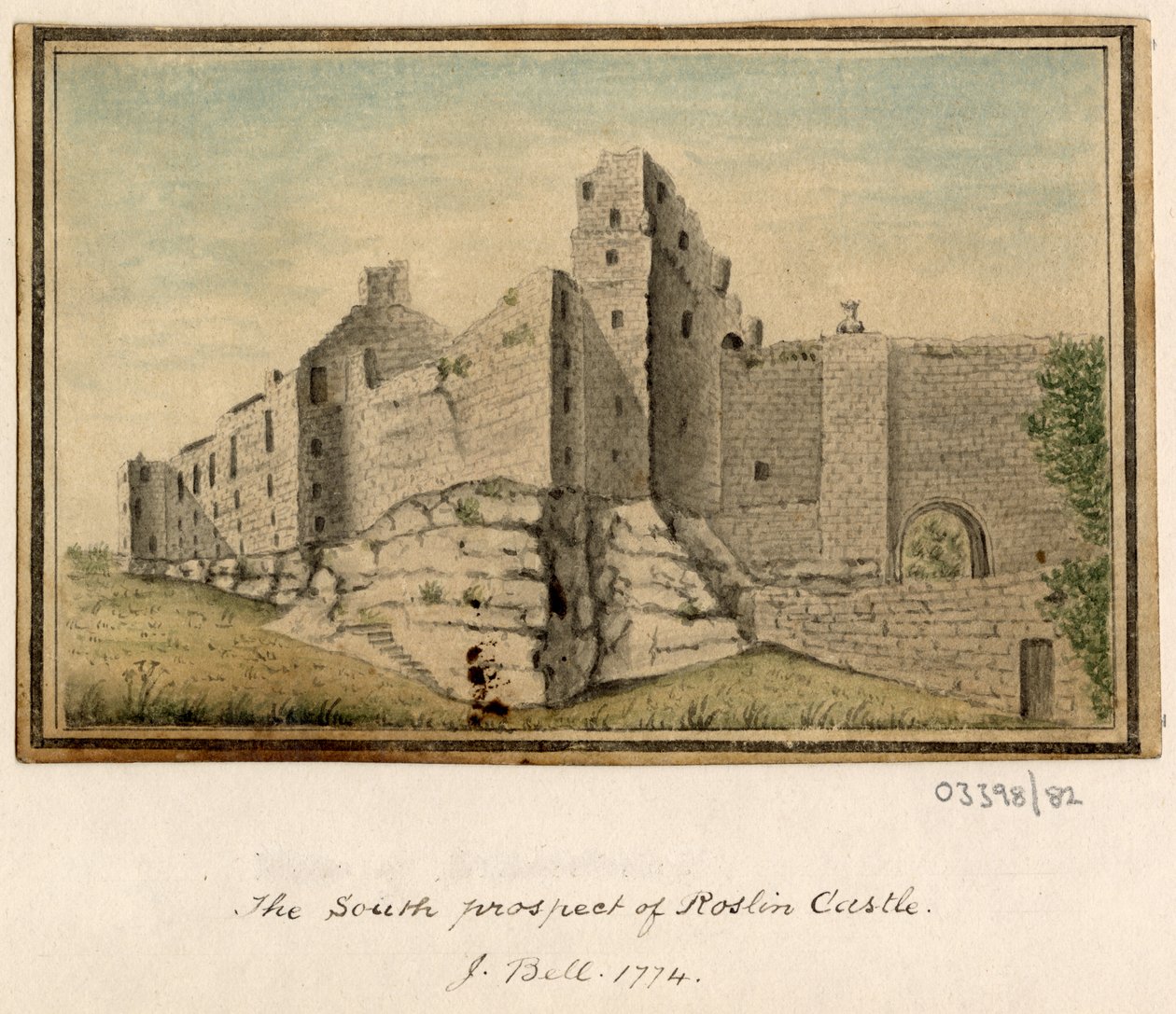 Vázlatsorozat, nézetek Nagy-Britanniában, a kontinensen és Amerikában 1772-1778 (akvarell) alkotó: British School