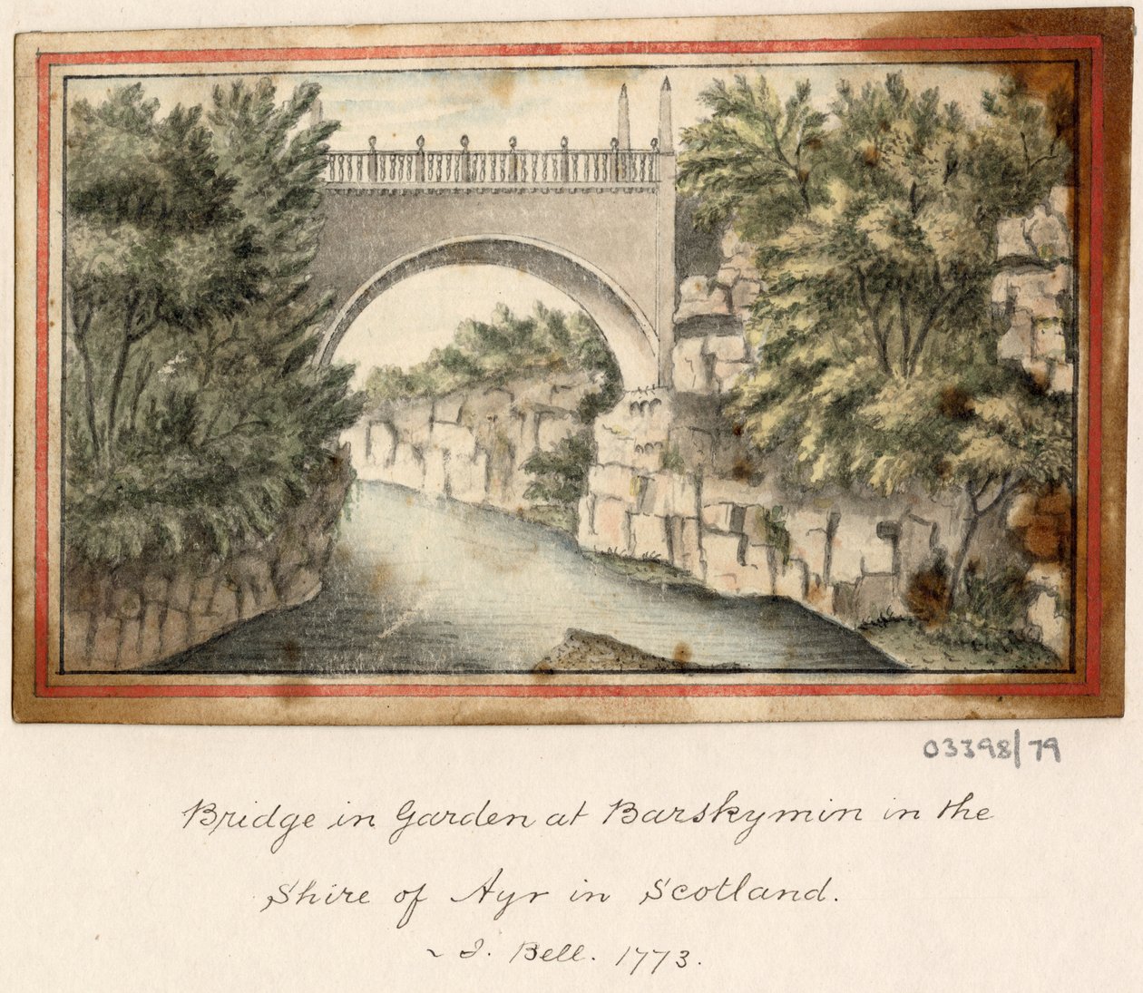Vázlatsorozat, nézetek Nagy-Britanniában, a kontinensen és Amerikában 1772-1778 (akvarell) alkotó: British School