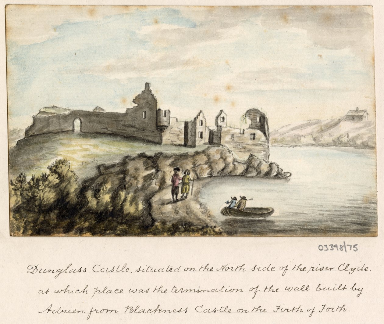 Vázlatsorozat, nézetek Nagy-Britanniában, a kontinensen és Amerikában 1772-1778 (akvarell) alkotó: British School