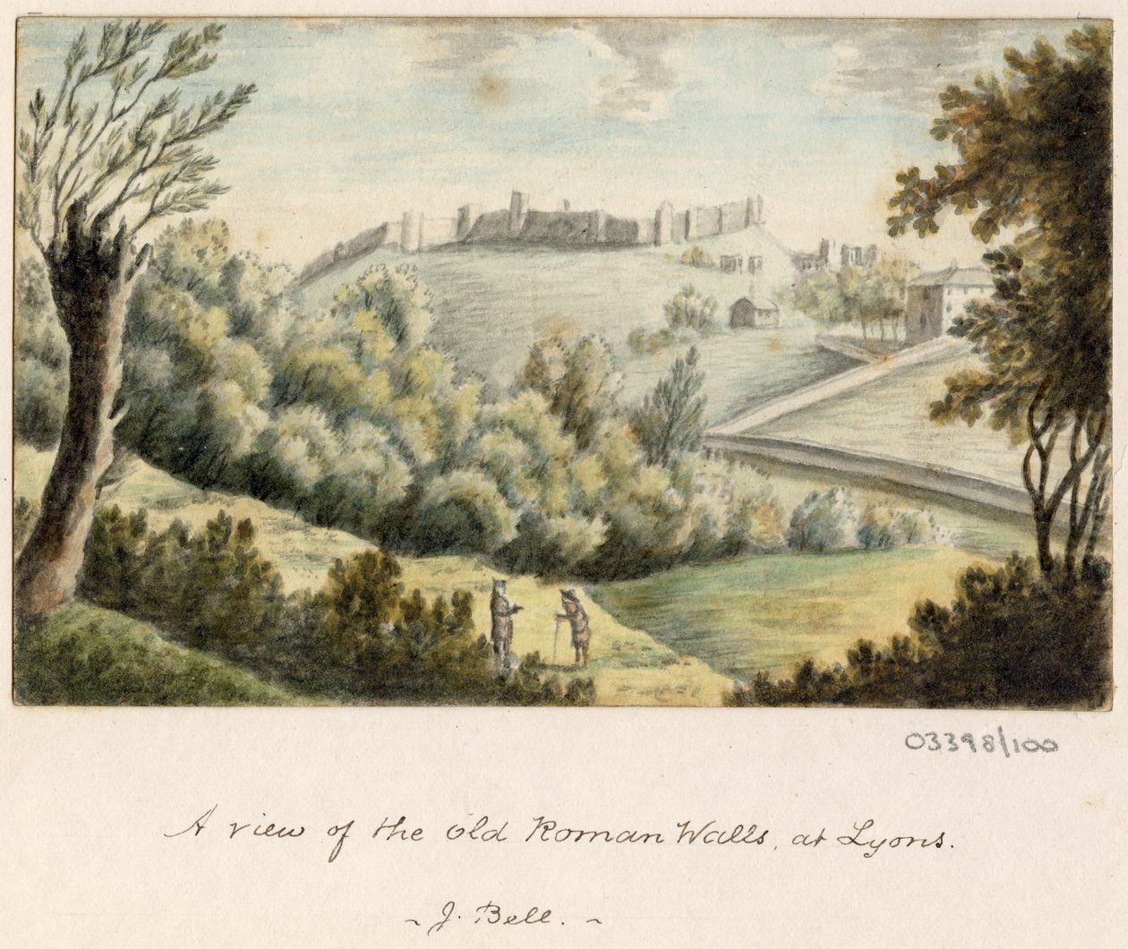 Vázlatsorozat, nézetek Nagy-Britanniában, a kontinensen és Amerikában 1772-1778 (akvarell) alkotó: British School